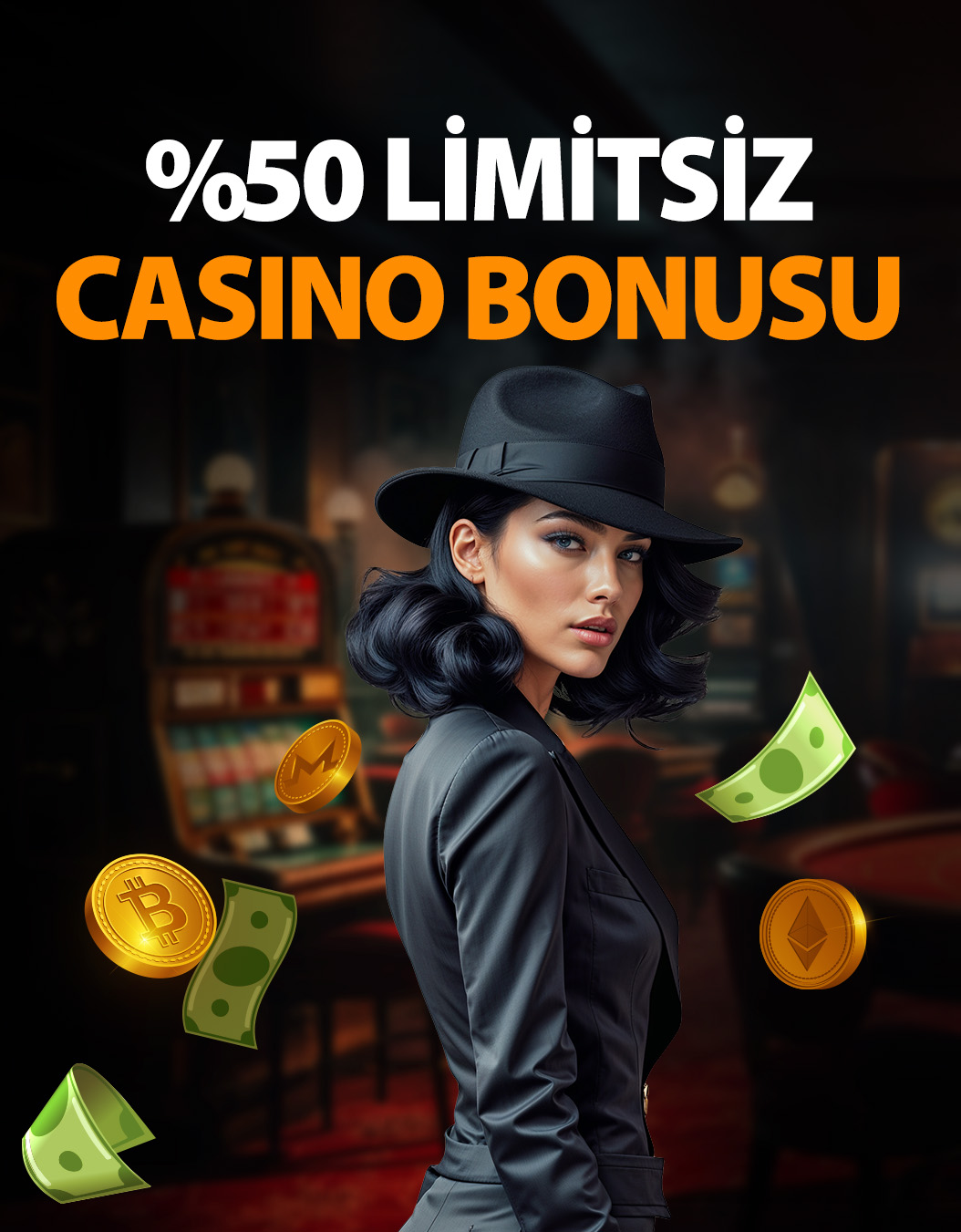 🔸 %50 Limitsiz Casino Bonusu 